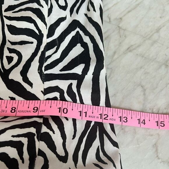 Jessica McClintock Dress for Gunne Sax Size 3/4 Mermaid Style zebra print - Picture 8 of 14